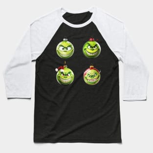 A Grinchy Christmas: Whimsical Tree Adornments Baseball T-Shirt